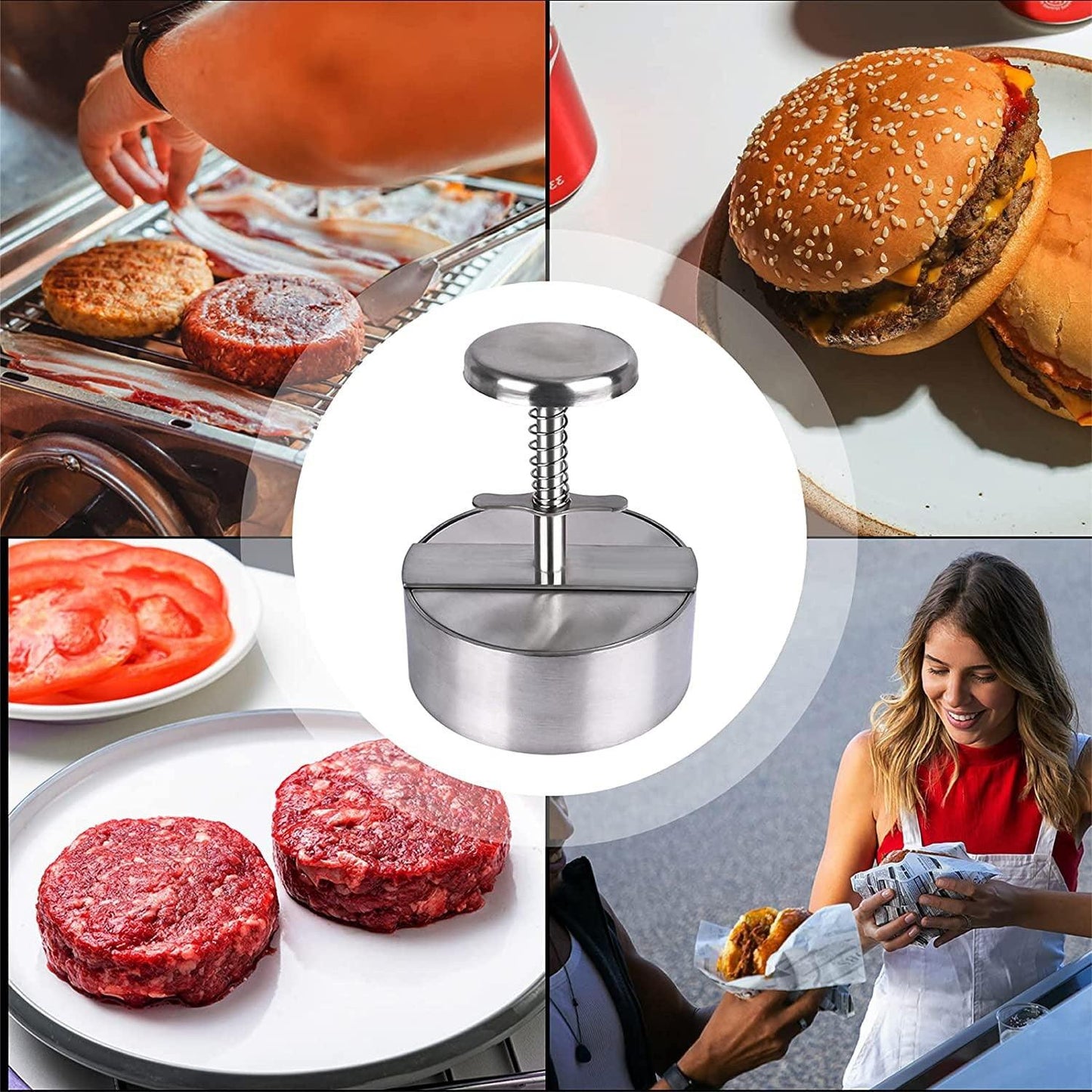 RiceBurger Pro ™ | Presse à boulettes pour Hamburger - Lauriault Cuisson