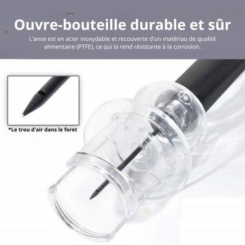 VinAir Opener ™ | Ouvre-bouteille de vin à pompe à air - Lauriault Cuisson