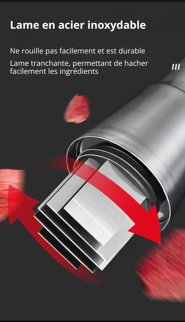 PistonFood Slicer ™ | PRESSE-AIL BROYEUR, HACHOIR À AIL POUR OUTILS DE CUISINE D'HÔTEL - Lauriault Cuisson