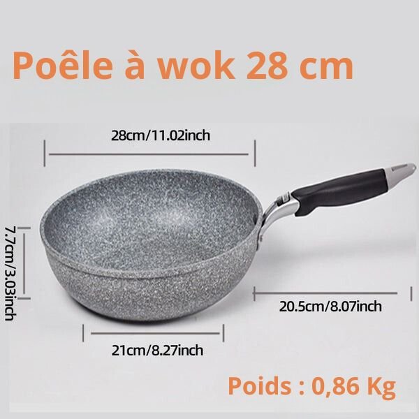 PerfectCook ™ | poêles à frire, poêle wok, 28 cm, 26 cm, 24 cm - Lauriault Cuisson