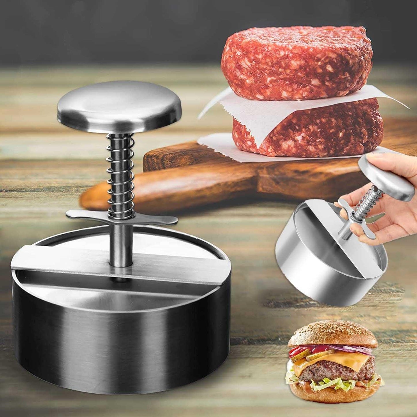 RiceBurger Pro ™ | Presse à boulettes pour Hamburger - Lauriault Cuisson